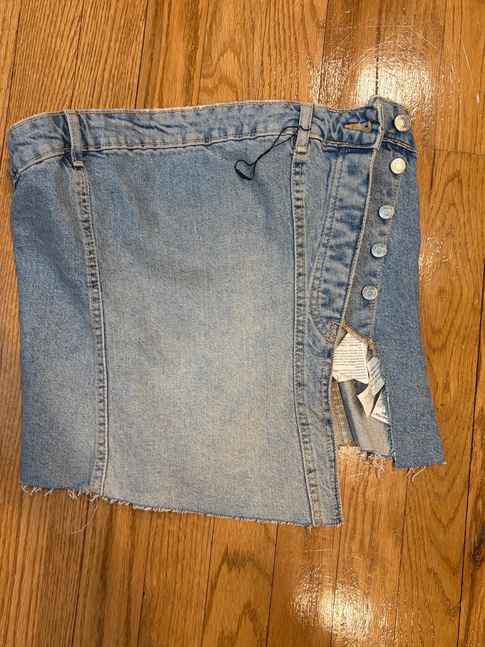 Light Blue Denim Corset/Bustier Top  - Women Jeans
